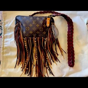 COPY - Louis Vuitton refurbished vintage boho bag made by vintagebohobags